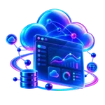 Real time SaaS analytics icon