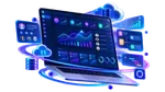 Cloud based SaaS solutions icon