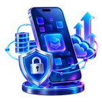 Secure scalable mobile app icon